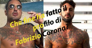 Profilo social Fabrizio Corona sparito - swipy.it
